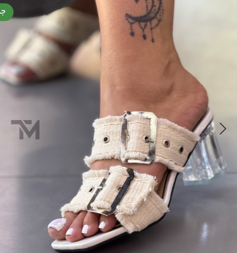 صندلی زنانه جین شیک پاشنه طلقی
