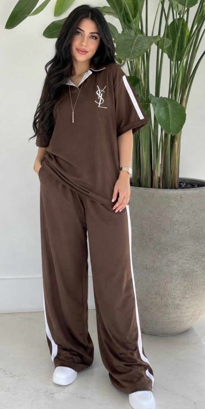 ست تیشرت شلوار زنانه ساده و شیک