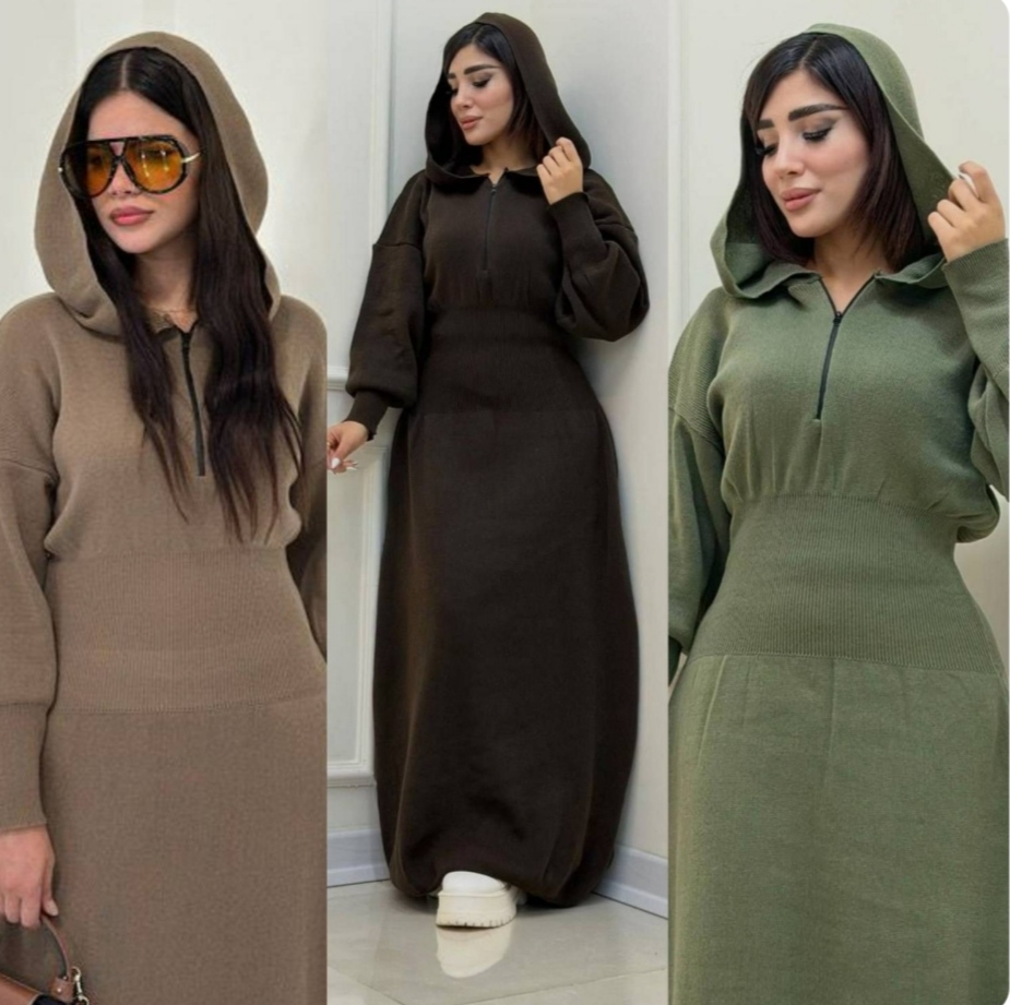 کفتان ساعت شنی زنانه بافت ریز
